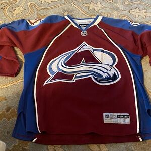 Colorado Avalanche Reebok Maroon and Blue Hockey Jersey $75 (Eansor) S/P